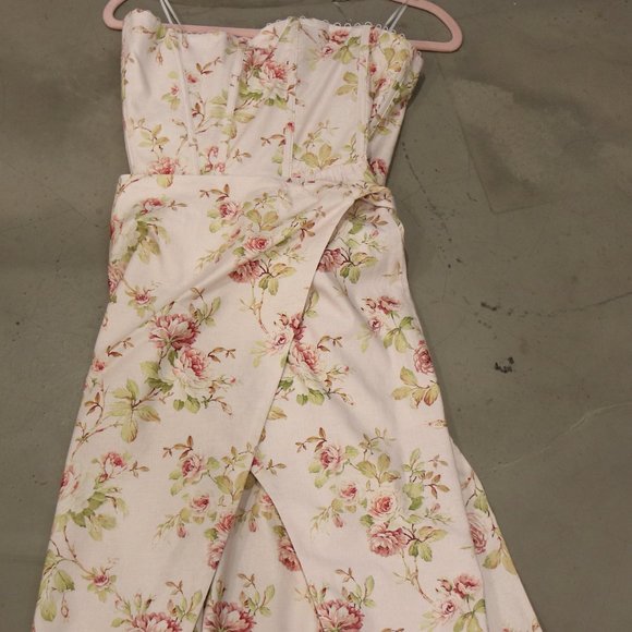 V. Chapman Liliana Linen Midi Dress - Picture 3 of 5